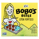 Bobo's Oat Bars - Oat Bites Lemon Poppyseed - Case Of 6-5-1.3 Oz