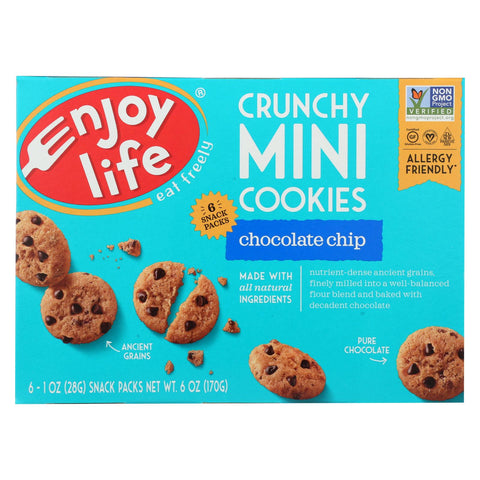 Enjoy Life - Crunchy Minis - Chocolate Chip - Case Of 6 - 6 Oz.