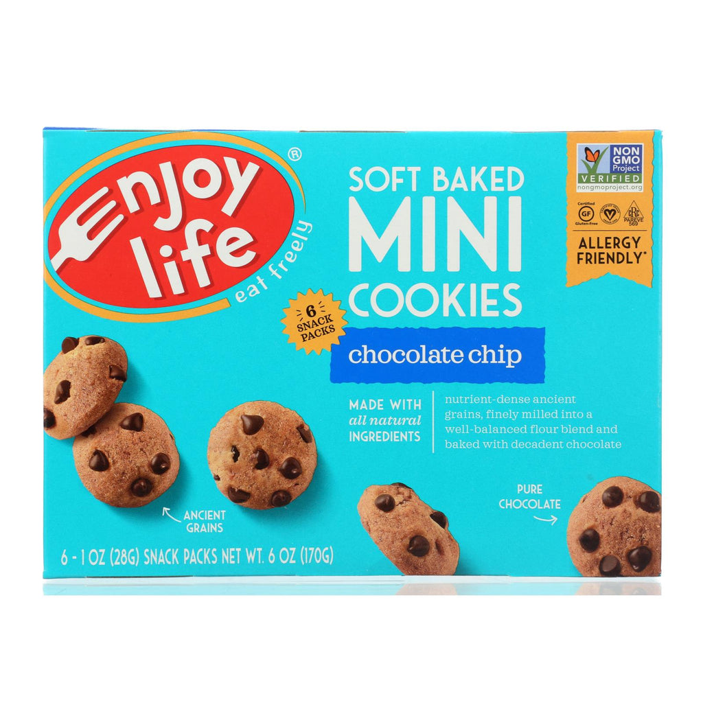 Enjoy Life - Mini Cookies - Chocolate Chip - Case Of 6 - 6 Oz.