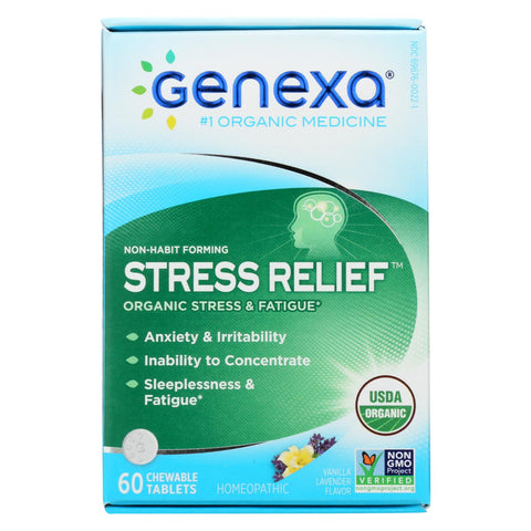 Genexa Stress Relief - Organic - 60 Tab