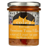 Cole's Tuna Fillets - In Olive Oil And Sweet Red Pepper - Case Of 6 - 6.70 Oz.