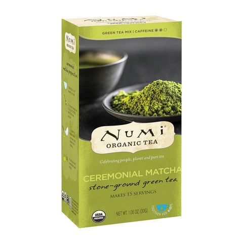 Numi Tea Ceremonial Matcha - Organic - Case Of 6 - 1.06 Oz