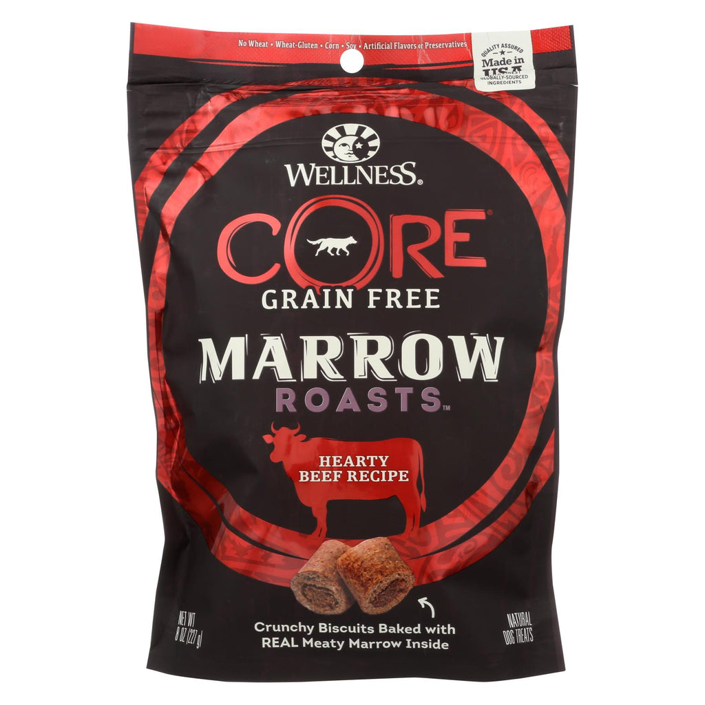 Wellness Core Dog Food - Marrow Roasts Hearty Beef Recipe - Case Of 8 - 8 Oz.