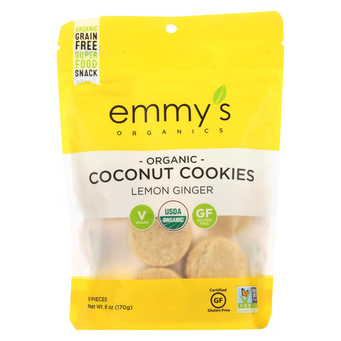 Emmy's Organics  Organic Coconut - Case Of 8 - 6 Oz.