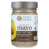 Chosen Foods Avocado Oil Mayo - Black Garlic - Case Of 6 - 12 Oz