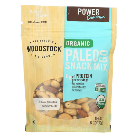 Woodstock Organic Paleo Go Snack Mix - Case Of 8 - 6 Oz.