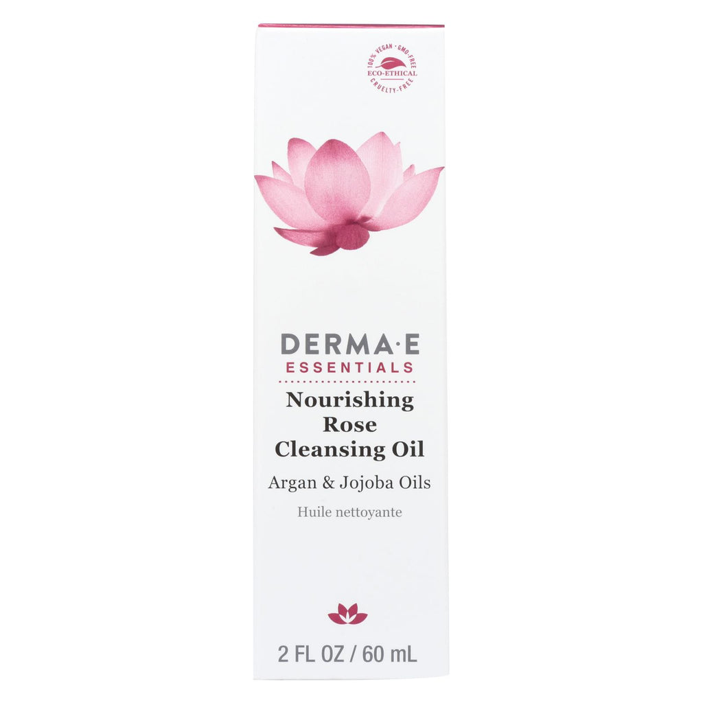 Derma E - Nourishing Cleanser Oil - Rose - 2 Fl Oz.