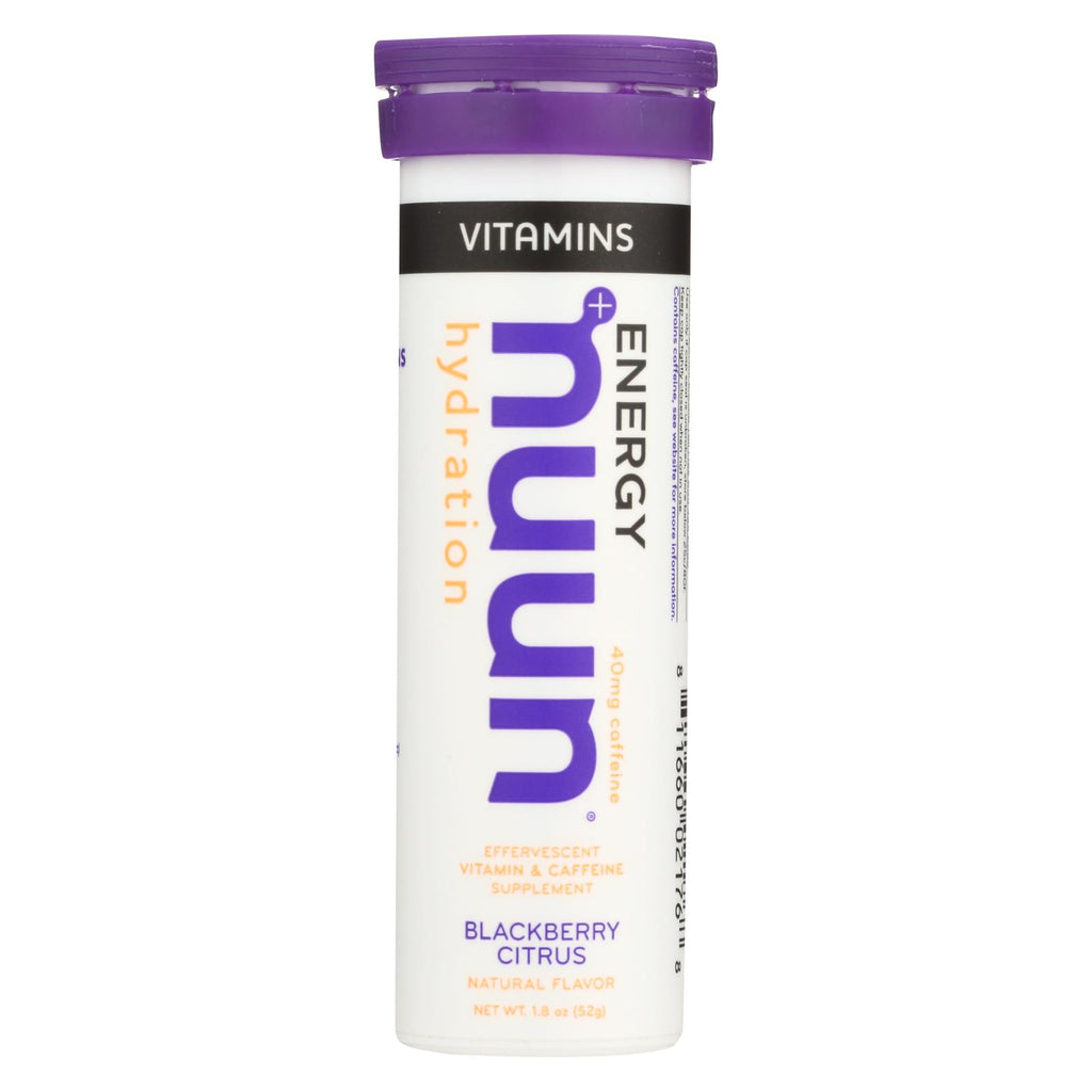 Nuun Hydration Drnk Tab - Blackbery Citrus - Case Of 8 - 12 Tab