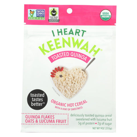 I Heart Keenwah Quinoa Flake Mix, Oats And Lucuma Fruit - Case Of 6 - 9 Oz.