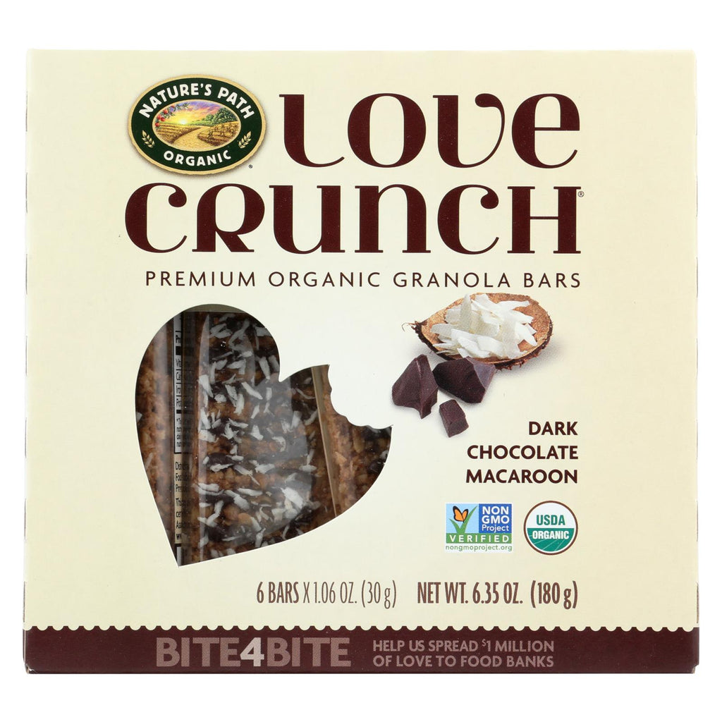 Nature's Path Granola Bar - Organic - Chocolate Macaroon - Case Of 12 - 6-1.06oz