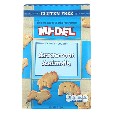 Midel Cookies - Arrowroot Animal - Case Of 8 - 8 Oz