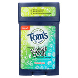 Tom's Of Maine Deodorant Stick - Wicked Cool - Boys - Case Of 6 - 2.25 Oz