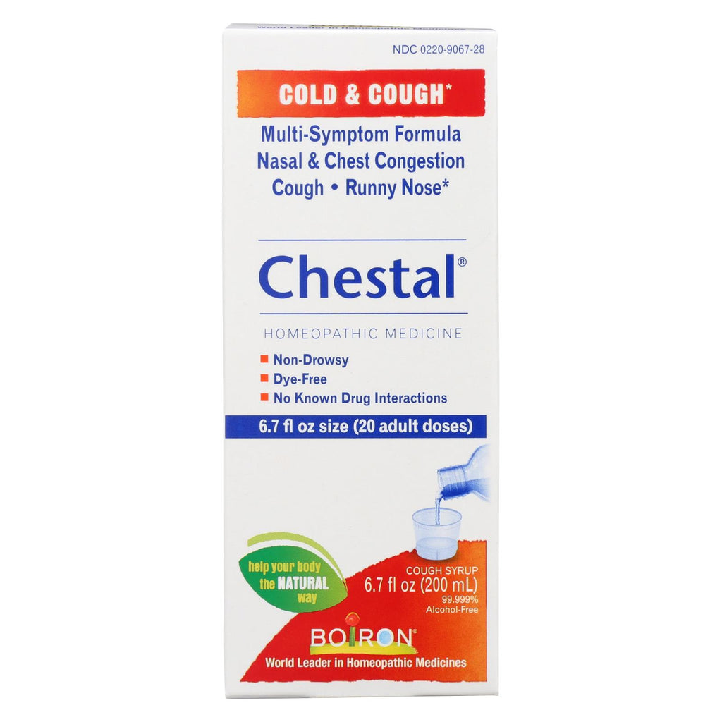 Boiron - Chestal Cold N Cough - Adult - 6.7 Fl Oz