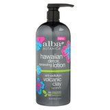 Alba Botanica - Hawaiian Detox Body Lotion - Anti-pollution Volcanic Clay - 32 Oz