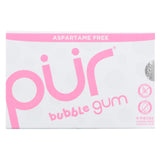 Pur Gum Bubble Gum - Sugar Free - Case Of 12 - 9 Count