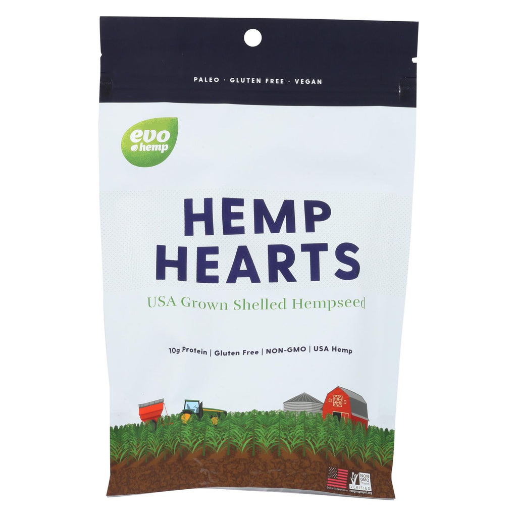 Evo Hemp Hemp Hearts - Shelled - Case Of 6 - 8 Oz