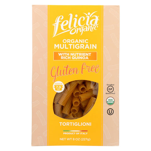 Felicia Organic - Tortiglioni Pasta - With Nutrient Rich Quinoa - Case Of 6 - 8 Oz.