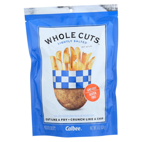 Calbee Snapea Crisp - Whole Cuts - Lightly Salted - Case Of 12 - 4 Oz