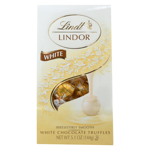 Lindt - Truffles White Chocolate Bag - Case Of 6-5.1 Oz