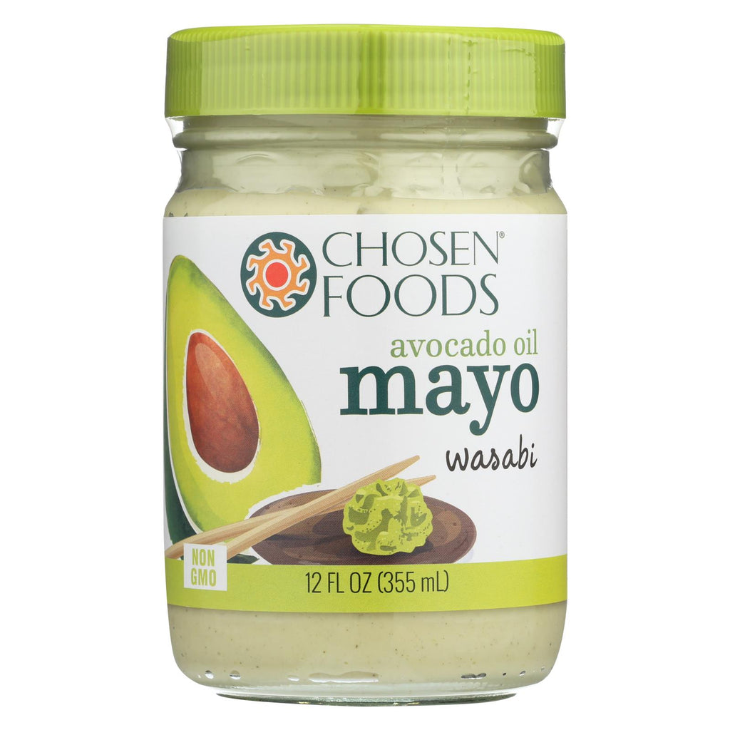 Chosen Foods Avocado Oil Mayo - Wasabi - Case Of 6 - 12 Fl Oz