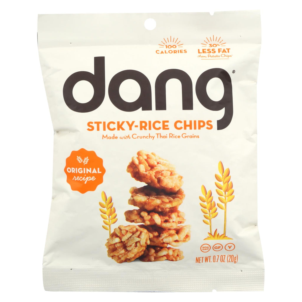 Dang - Sticky Rice Chips - Original Recipe - Case Of 24 - .7 Oz.