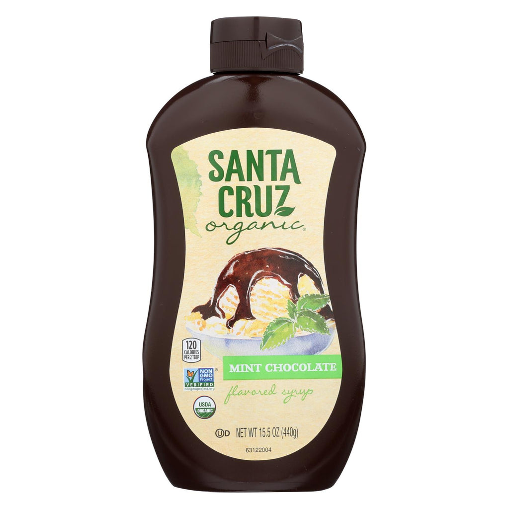 Santa Cruz Organic Syrup - Organic - Mint Chocolate - Case Of 6 - 15.5 Fl Oz