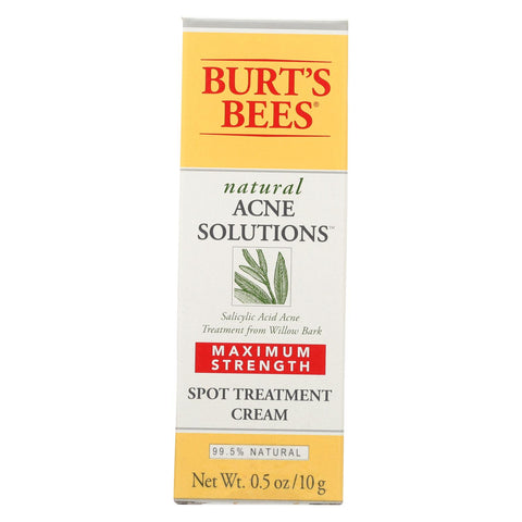 Burts Bees - Crm Acne Max Str Trtmt - 0.5 Oz