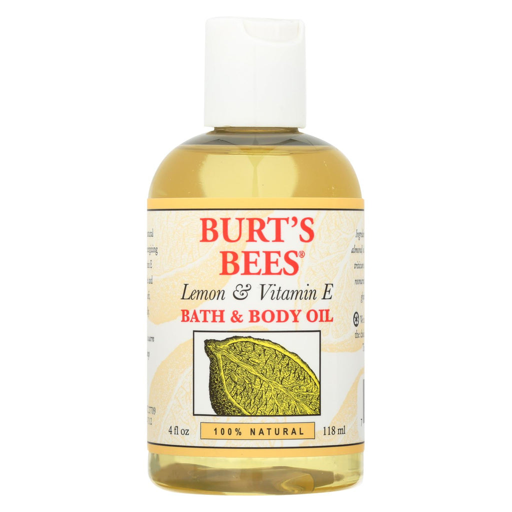 Burts Bees - Oil Bath Body Lem & Vit E - 4 Fz