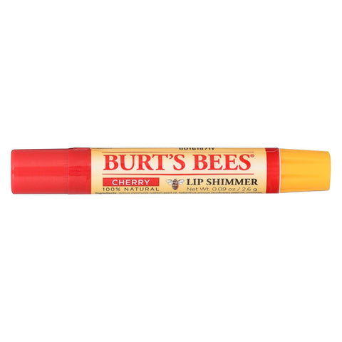 Burts Bees - Lip Shimmer - Cherry - Case Of 4 - 0.09 Oz