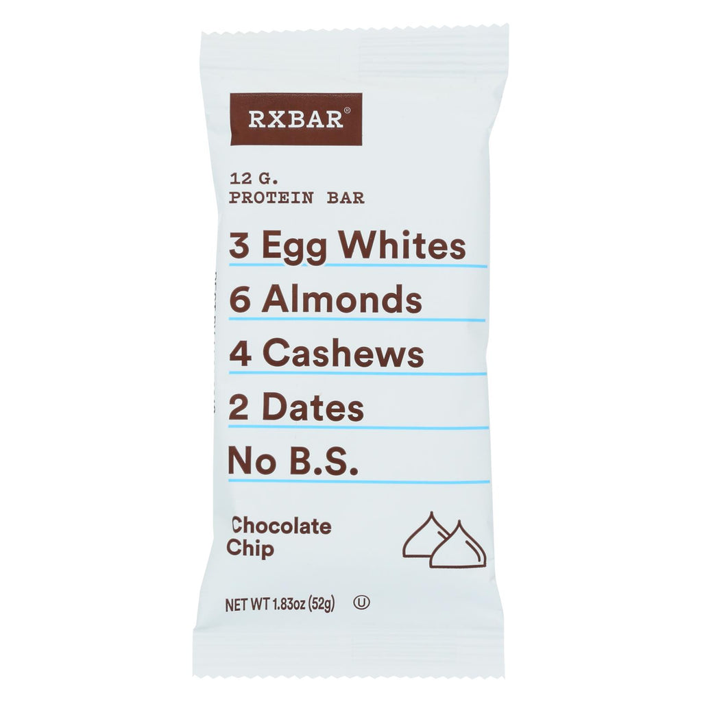 Rxbar - Protein Bar - Chocolate Chip - Case Of 12 - 1.83 Oz.