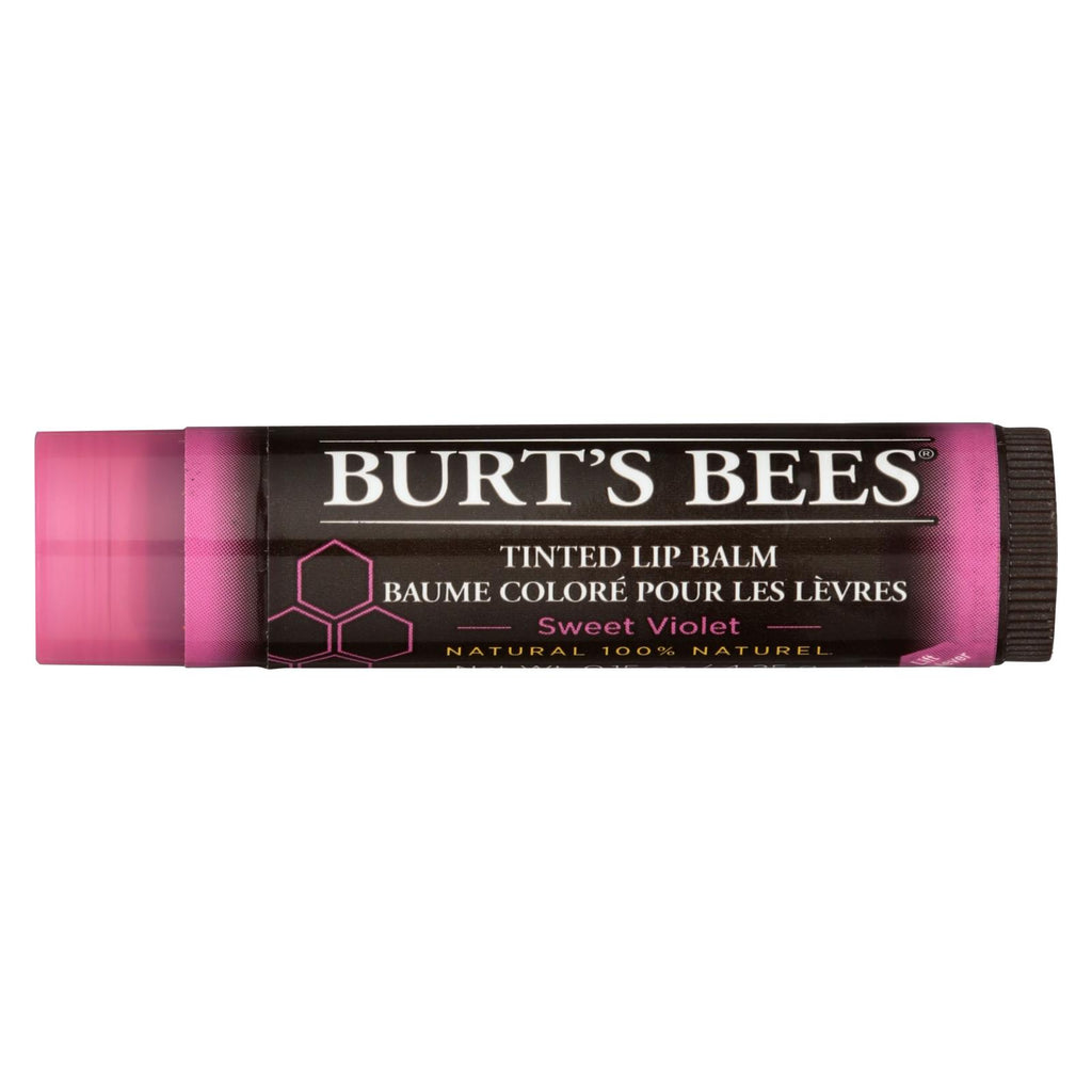 Burts Bees - Lip Balm - Tint - Sweet Violet - Case Of 2 - .15 Oz