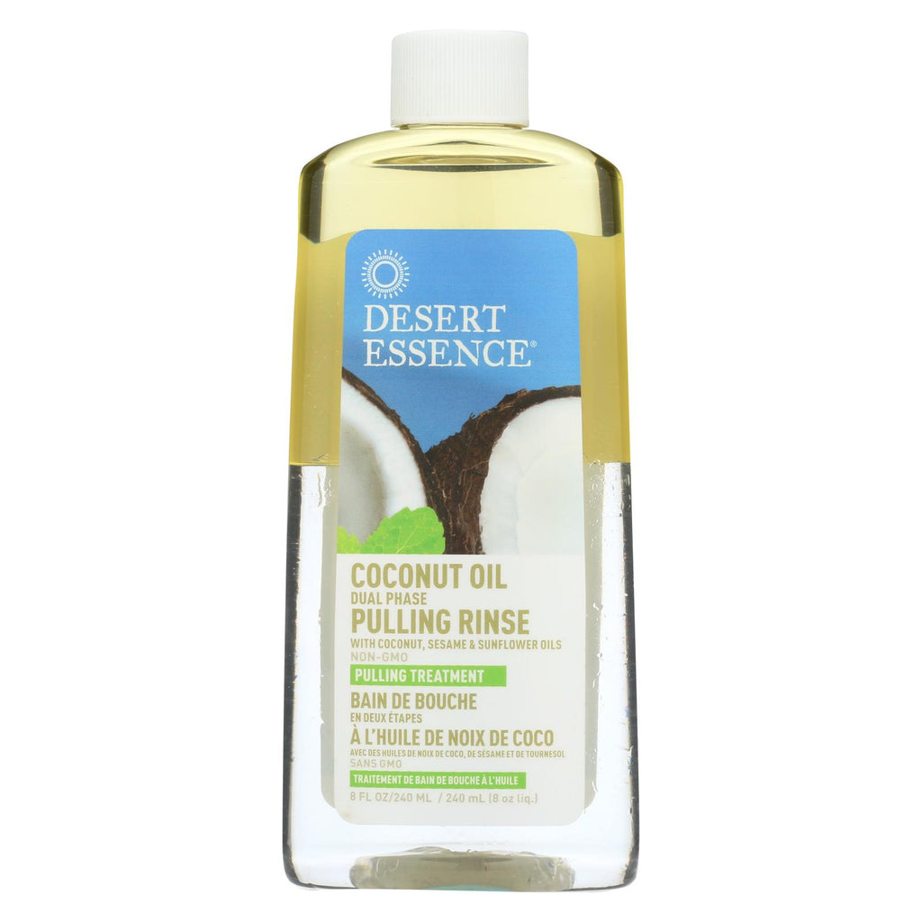 Desert Essence - Pulling Rinse With Coconut Sesame And Sunflower Oils - 8 Fl Oz