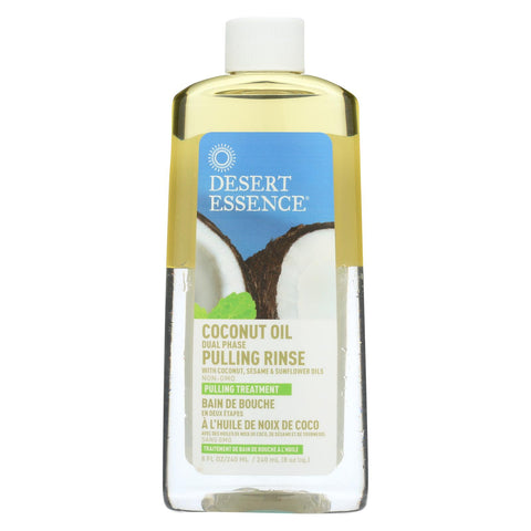 Desert Essence - Pulling Rinse With Coconut Sesame And Sunflower Oils - 8 Fl Oz