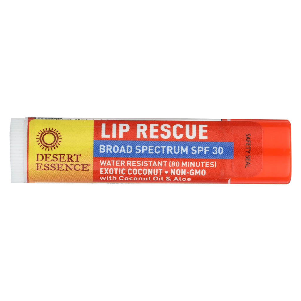 Desert Essence - Lip Balm - Exotic Coconut - Spf30 - Case Of 24 - .15 Oz