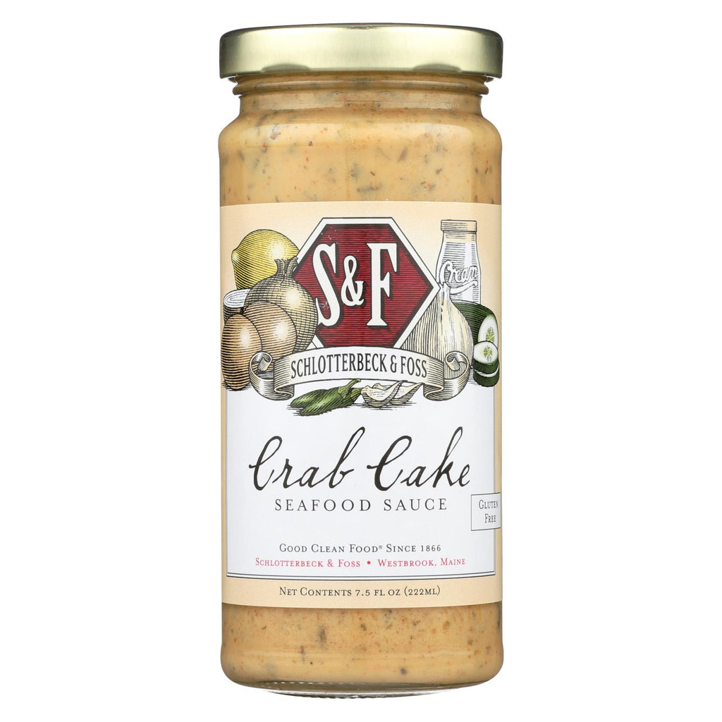 Schlotterbeck And Foss Sauce - Crab Cake - Case Of 6 - 7.5 Fl Oz