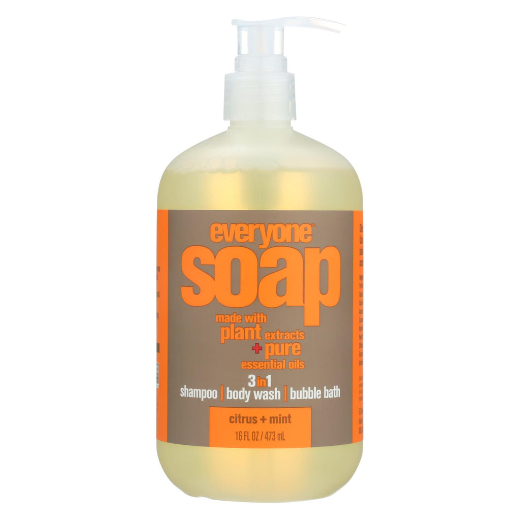 Everyone Soap - 3 In 1 - Citrus - Mint - 16 Fl Oz