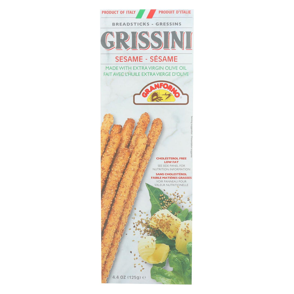 Granforno Breadsticks - Sesame - Case Of 12 - 4.4 Oz