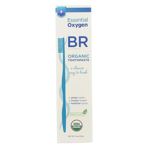 Essential Oxygen Toothpaste - Peppermint - Case Of 1 - 4 Oz.