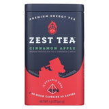 Zest Tea - Black Tea - Cinnamon Apple - Case Of 6 - 1.32 Oz.