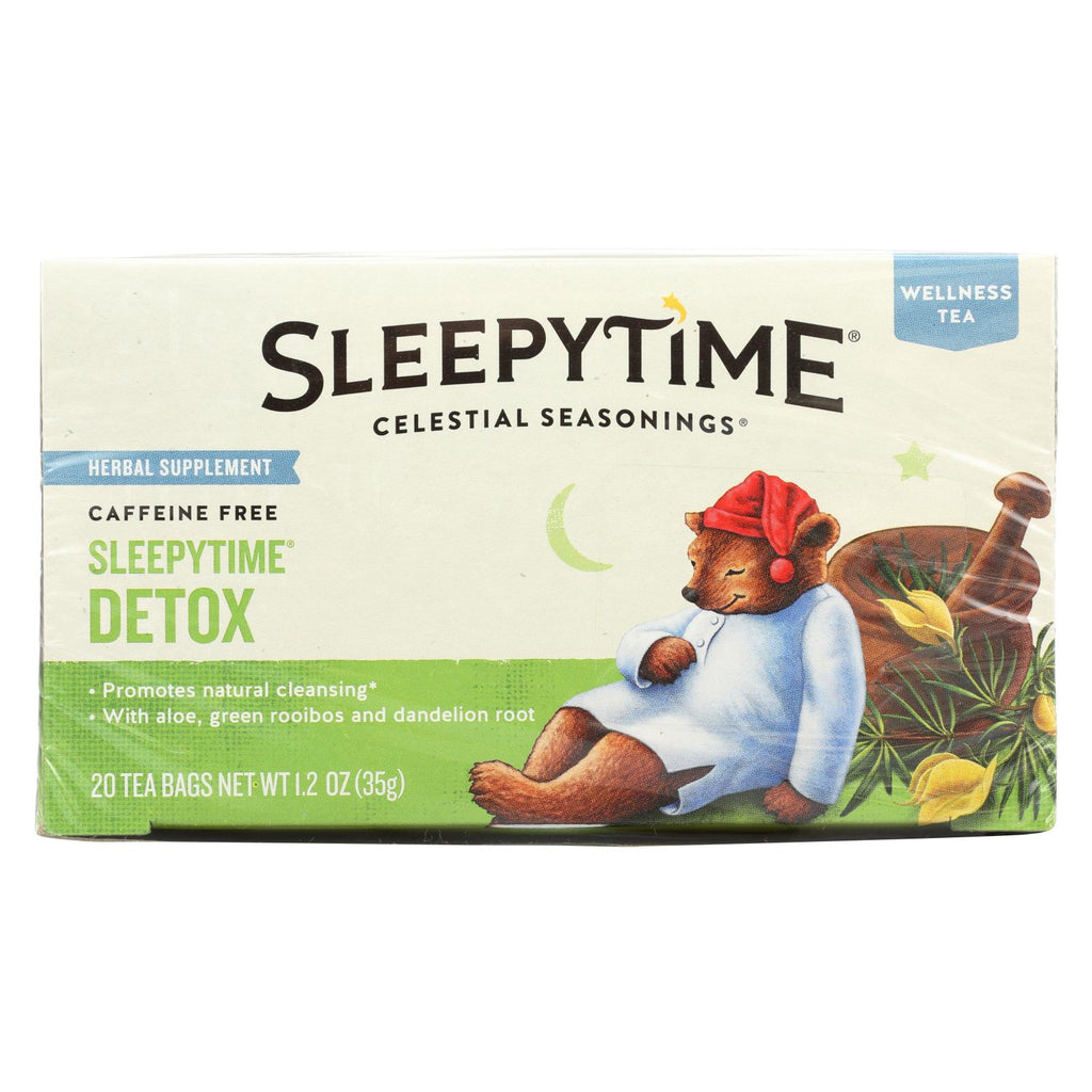 Celestial Seasonings - Tea - Sleepytime Detox - Case Of 6 - 20 Bags