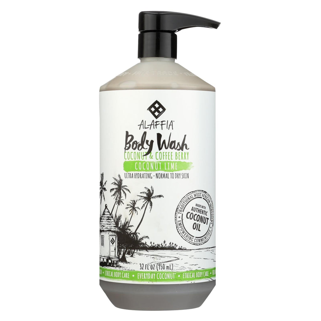 Alaffia - Everyday Body Wash - Coconut Lime - 32 Fl Oz.