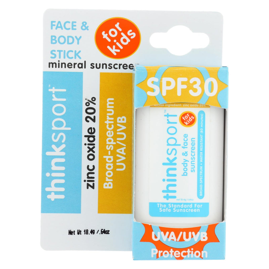 Thinksport Sunscreen - Kids - Face & Body - Spf30 - .64 Oz