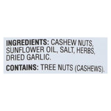 Sunshine Nut Company Cashews - Herbed - Roasted - Case Of 6 - 7 Oz