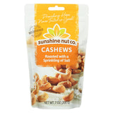 Sunshine Nut Company Cashews - Salted - Roasted - Case Of 6 - 7 Oz