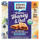 Nature's Bakery Organic Honey And Oat Bar - Blueberry - Case Of 6 - Pack Of 6 - 1.3 Oz.