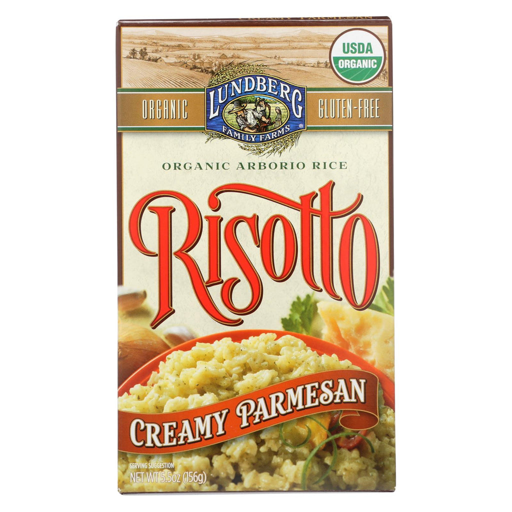 Lundberg Family Farms Organic Risotto - Creamy Parmesan - Case Of 6 - 5.5 Oz