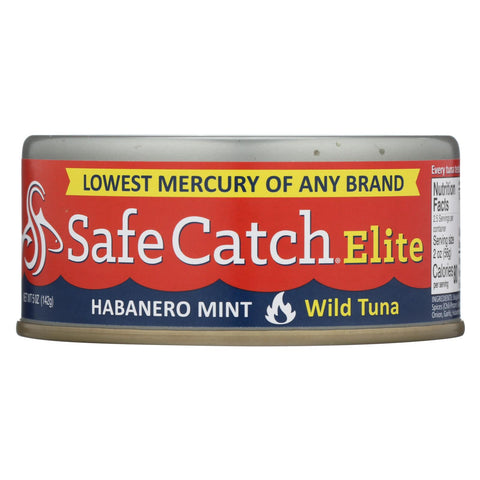 Safe Catch Elite Wild Tuna - Habanero Mint - Case Of 6 - 5 Oz