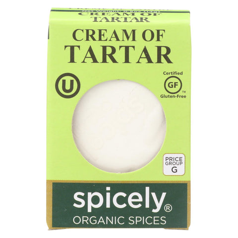 Spicely Organics - Cream Of Tartar - Case Of 6 - 0.5 Oz.