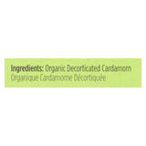 Spicely Organics - Organic Cardamom - Decorticated - Case Of 6 - 0.35 Oz.