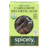 Spicely Organics - Organic Cardamom - Decorticated - Case Of 6 - 0.35 Oz.